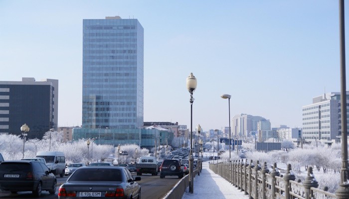 атырау зимой