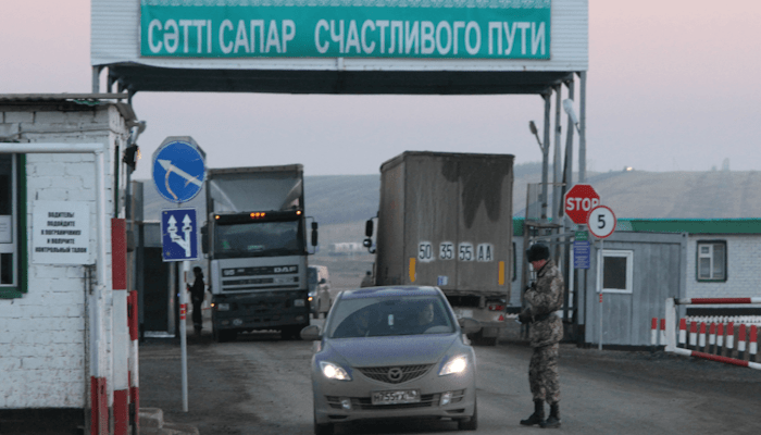 кпп Границы Киргизии и Казахстана