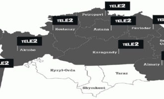 Зона покрытия теле2 в Казахстане карта